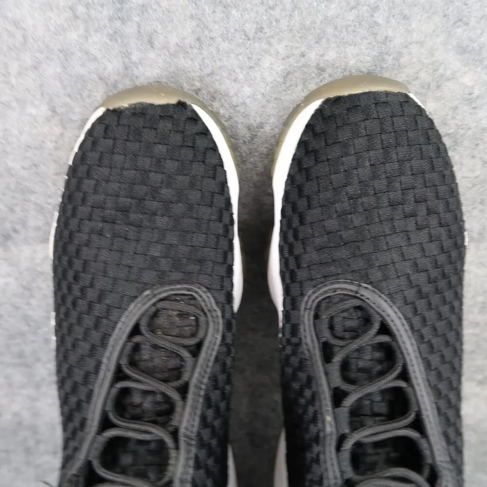 Jordan Future Sneakers Mens 8.5 Nike Air Shoes Woven Mid Black White Basketball